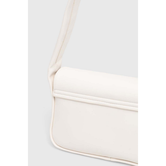 BLOCK FLAP SHOULDERBAG25 PU Bright White / OS