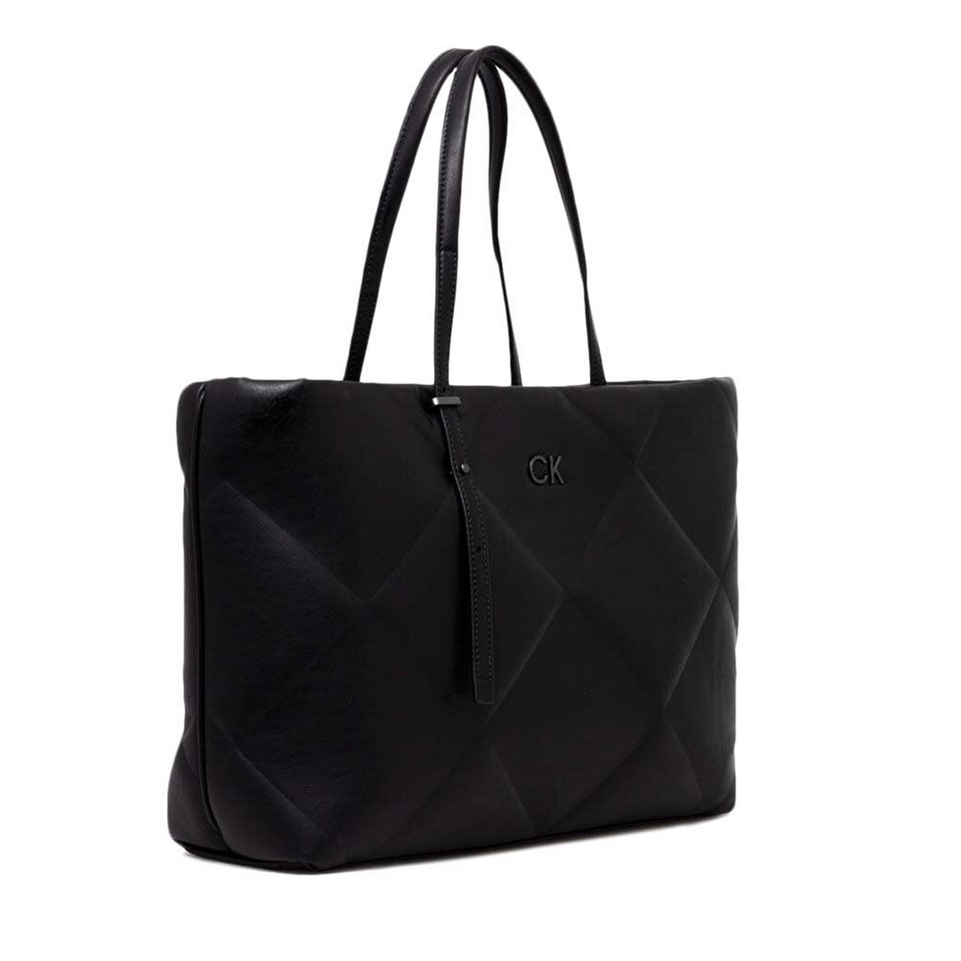 RE-LOCK QUILT TOTE LG Ck Black / OS