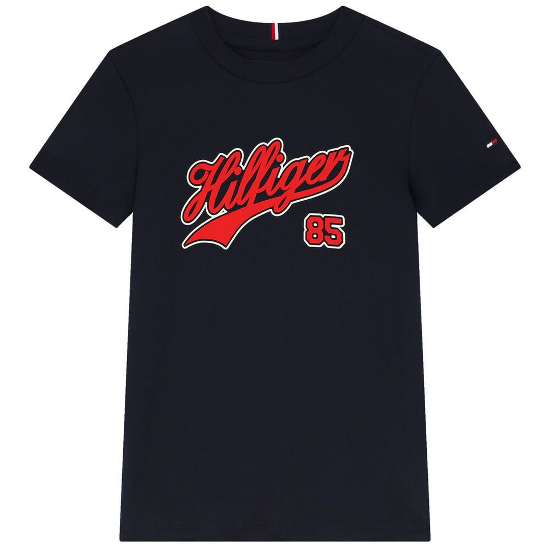 HILFIGER SCRIPT TEE S/S Desert Sky / 10