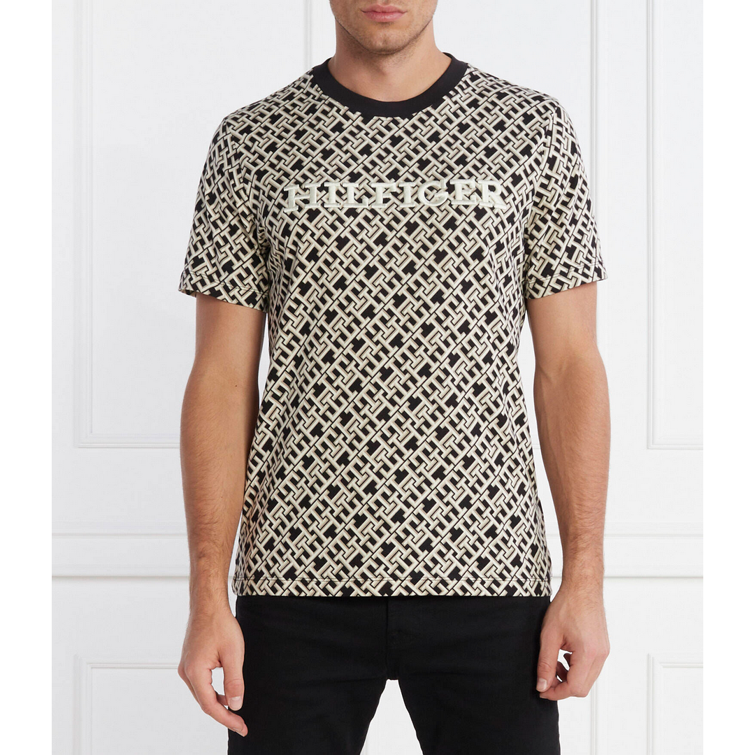 AOP MONOTYPE TEE Black / L