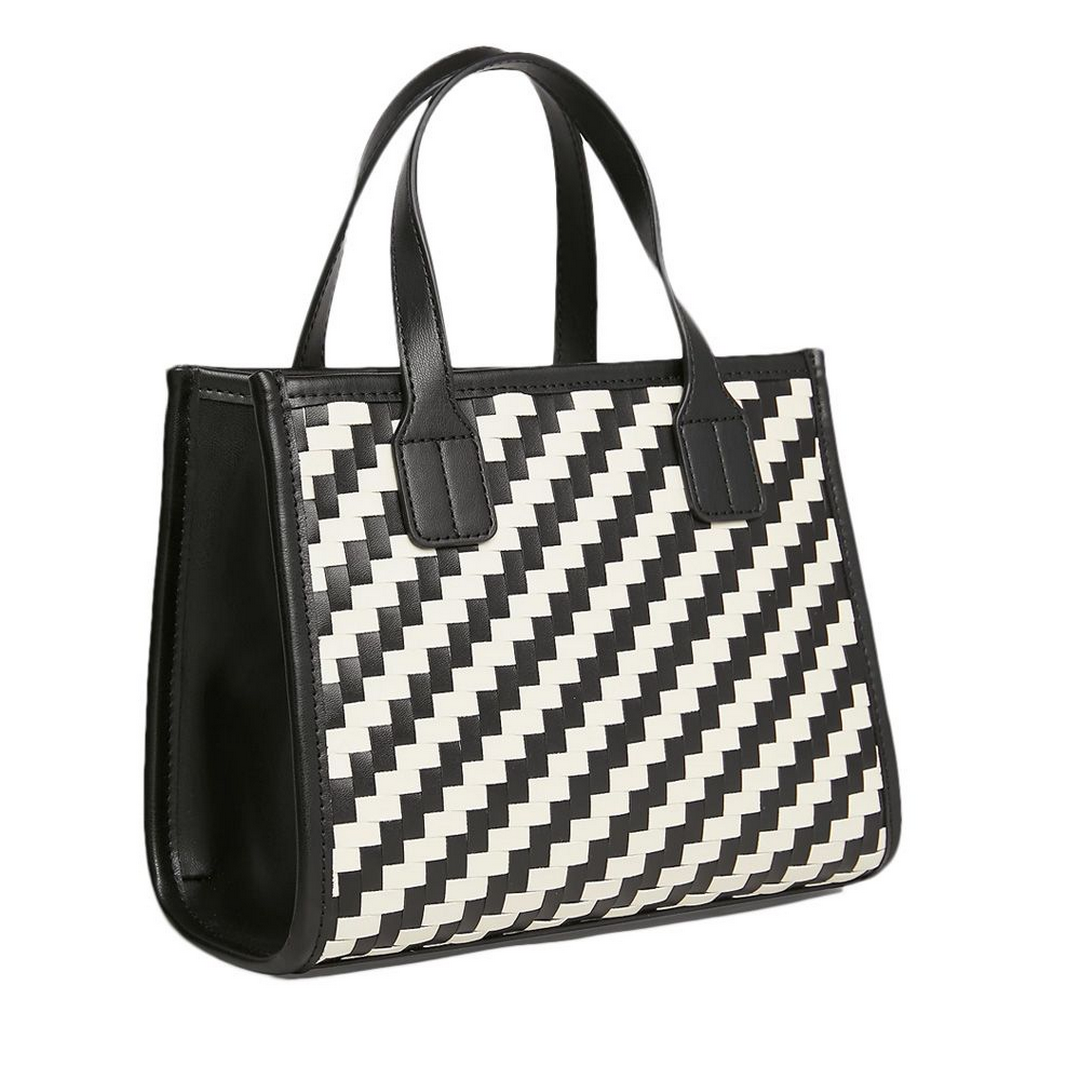 TH CITY SMALL TOTE WOVEN Black / Calico / OS