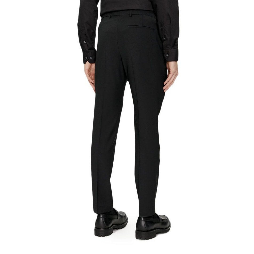 Modern Wool Blend Regular Pants Ck Black / 50