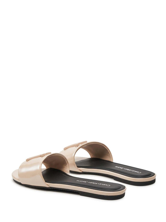 Flat Sandal Slide Mg Met Whisper Pink / 41