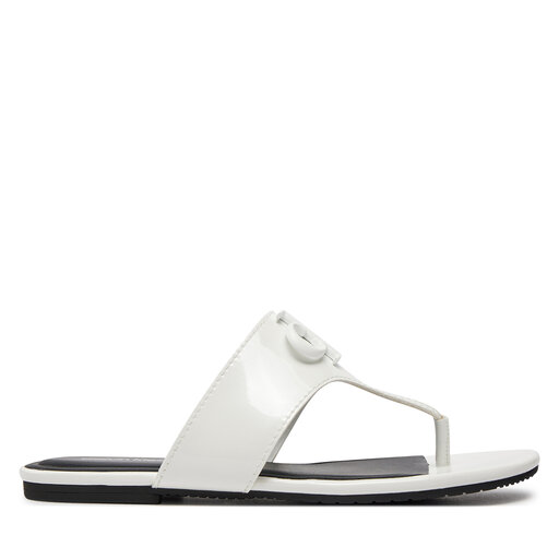 Flat Sandal Slide Toepost Mg Met Bright White / 41