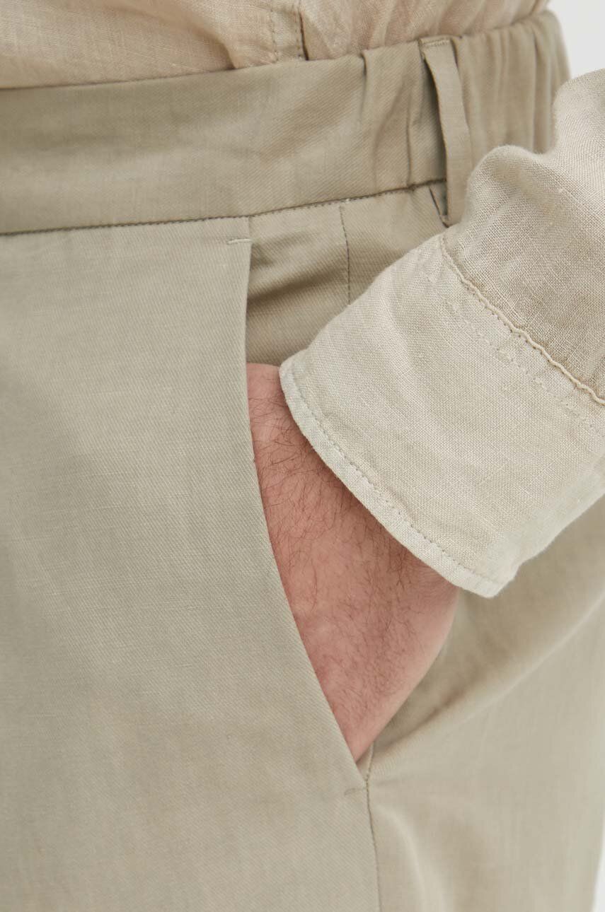 Linen Lyocell Cotton Pants Fresh Clay / L