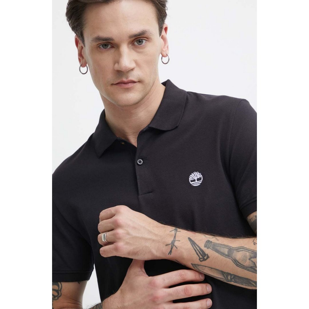 Short Sleeve Stretch Polo BLACK / L