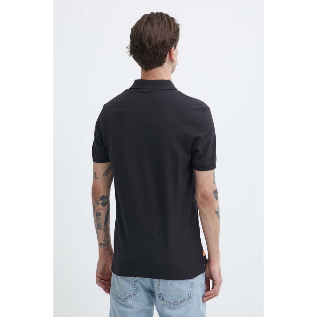 Short Sleeve Stretch Polo BLACK / L