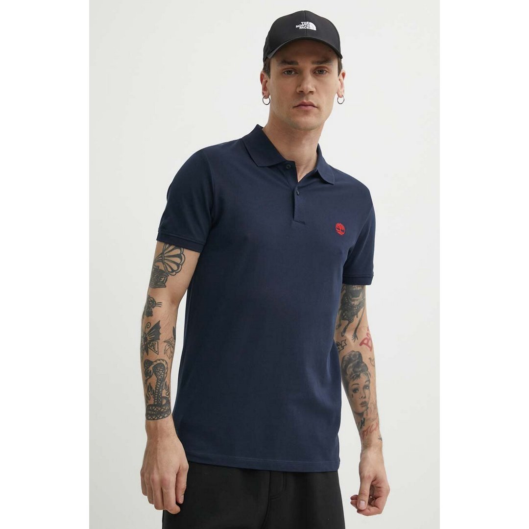 Short Sleeve Stretch Polo DARK SAPPHIRE / L