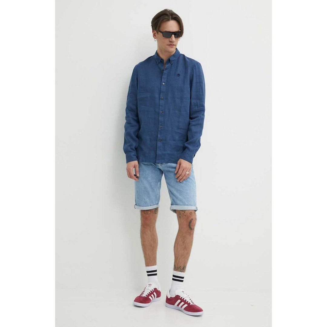 Linen Shirt DARK DENIM / L