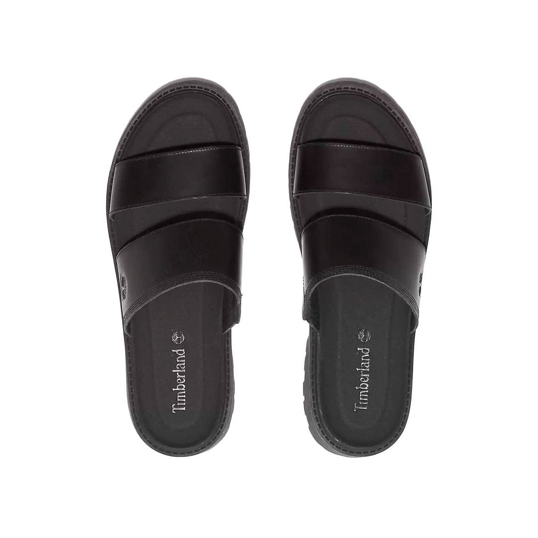 SLIDE SANDAL BLACK FULL GRAIN / 110