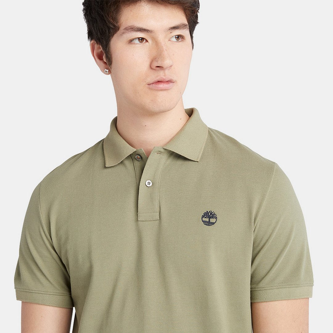 Pique Short Sleeve Polo CASSEL EARTH / L