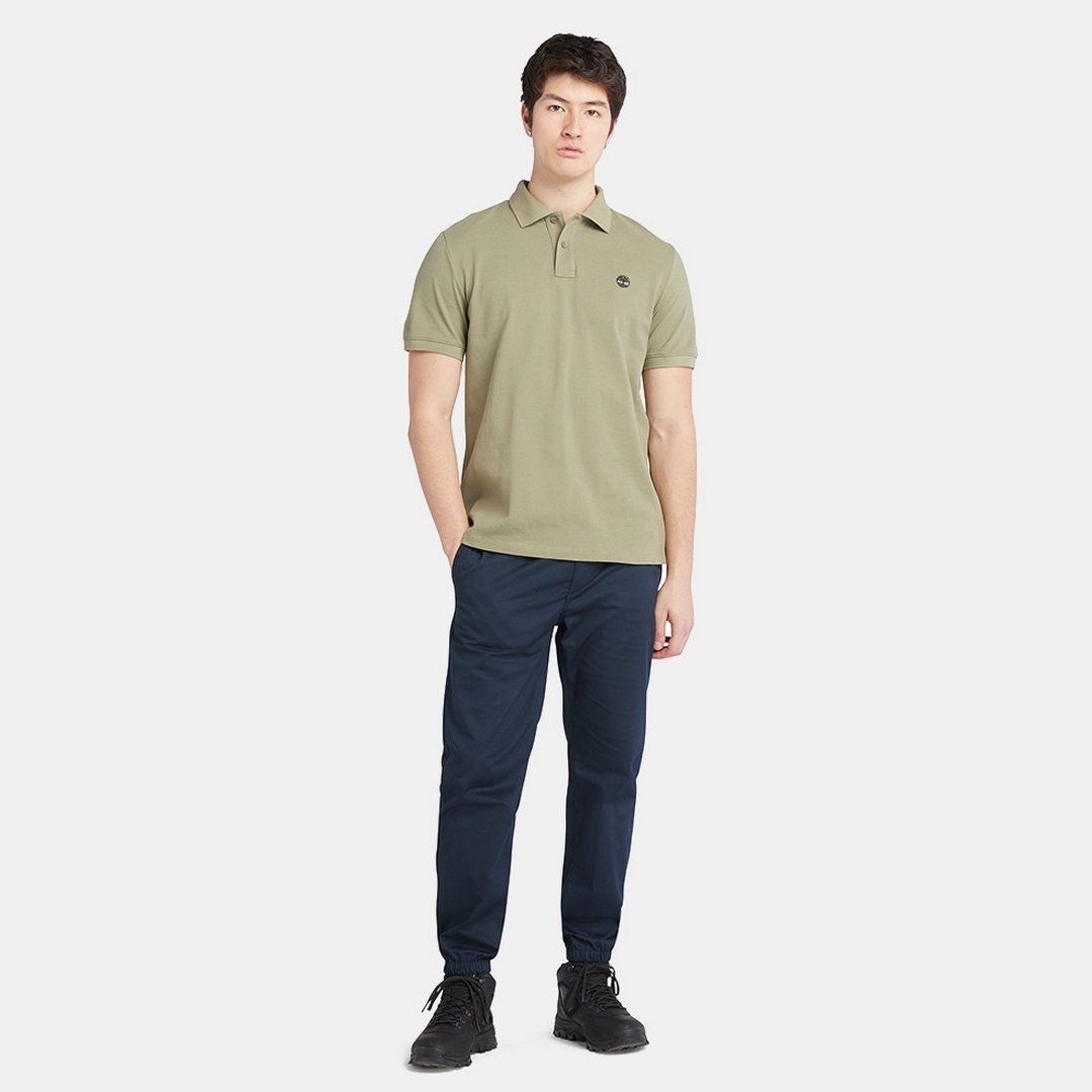 Pique Short Sleeve Polo CASSEL EARTH / L