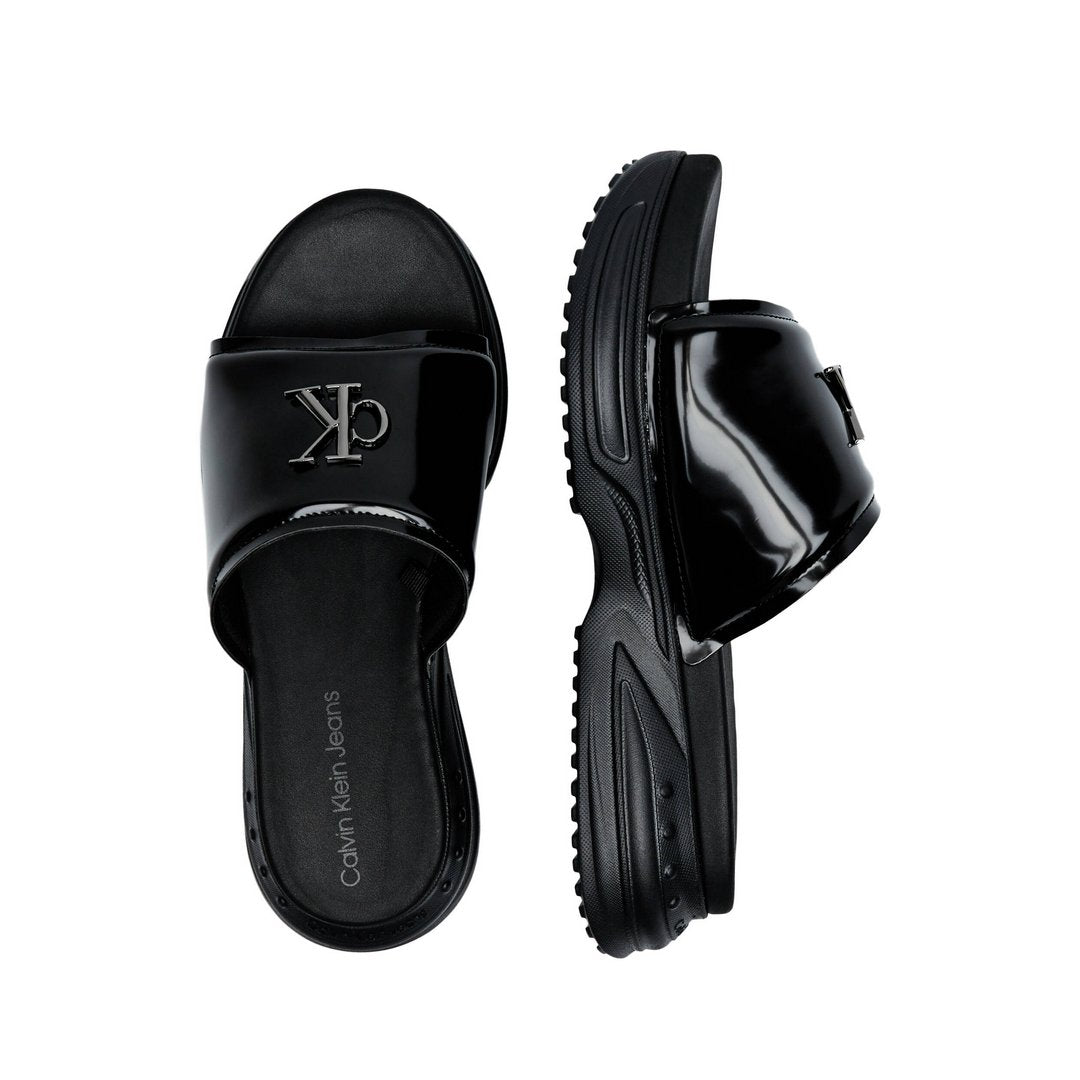 Chunky Comf Slide Mtr Black / 41