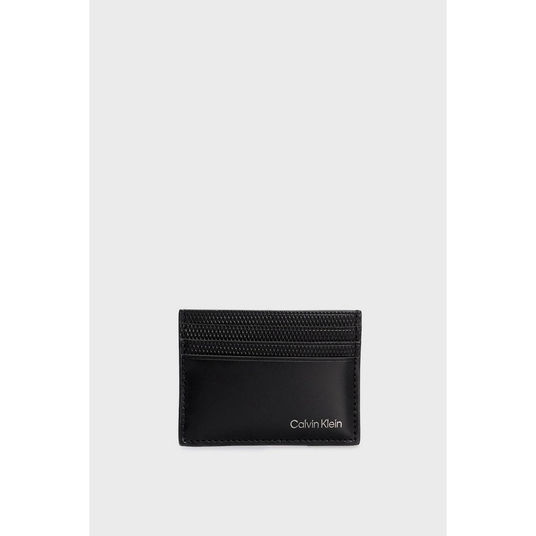 Ck Remote Cardholder 6Cc Ck Black Diamond Texture / OS