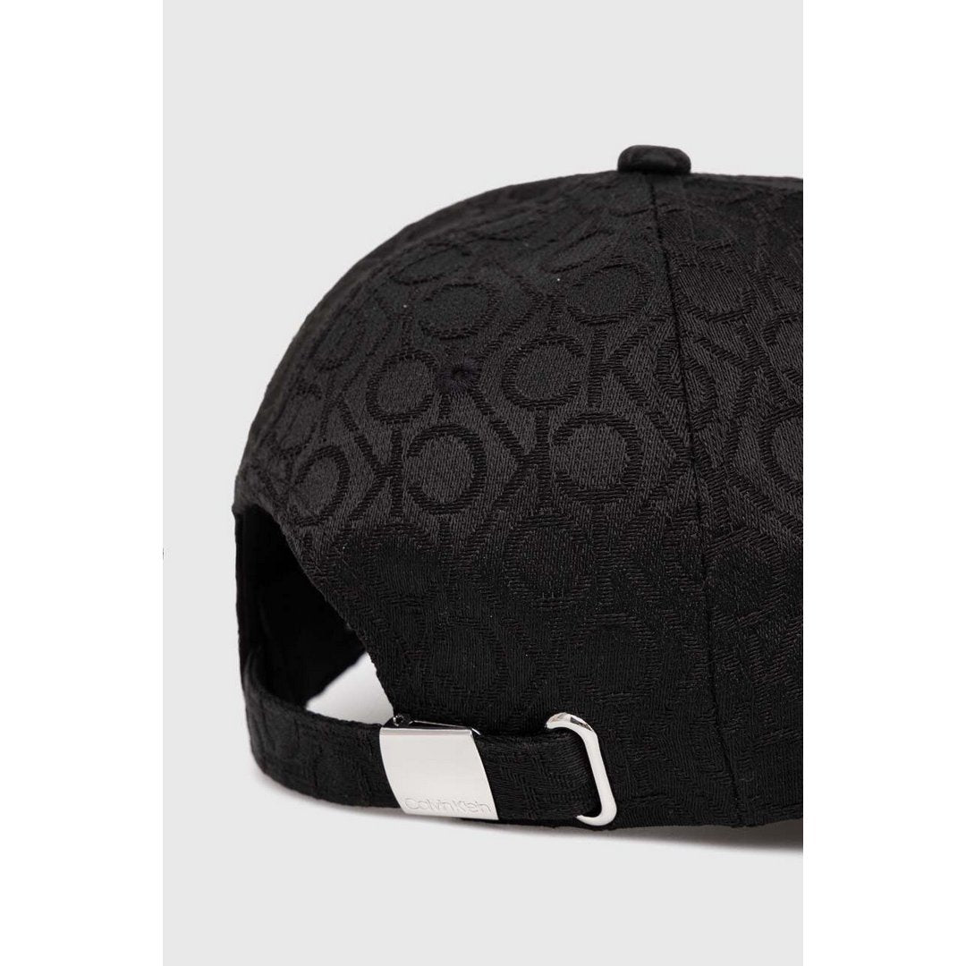 Monogram Jacquard Cap Ck Black Mono Jacquard / OS