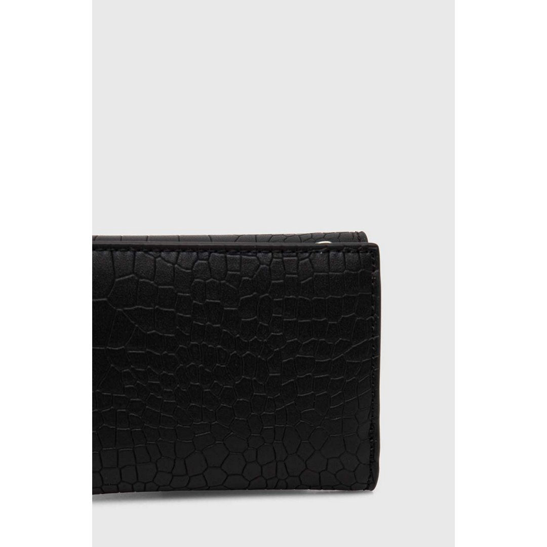 Ck Daily Small Trifold_Croco Ck Black Croco / OS