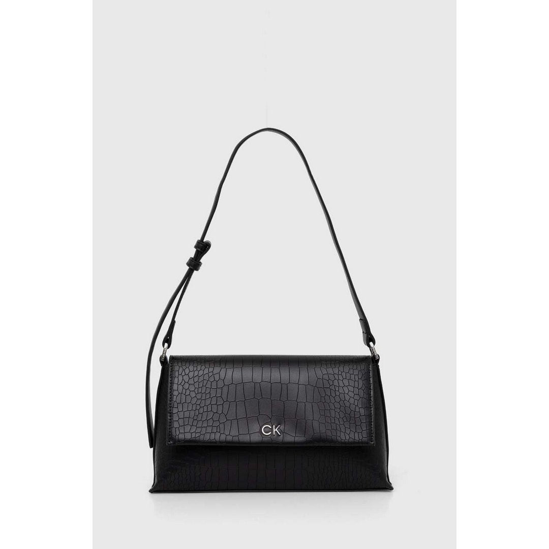 Ck Daily Shoulder Bag_Croco Ck Black Croco / OS