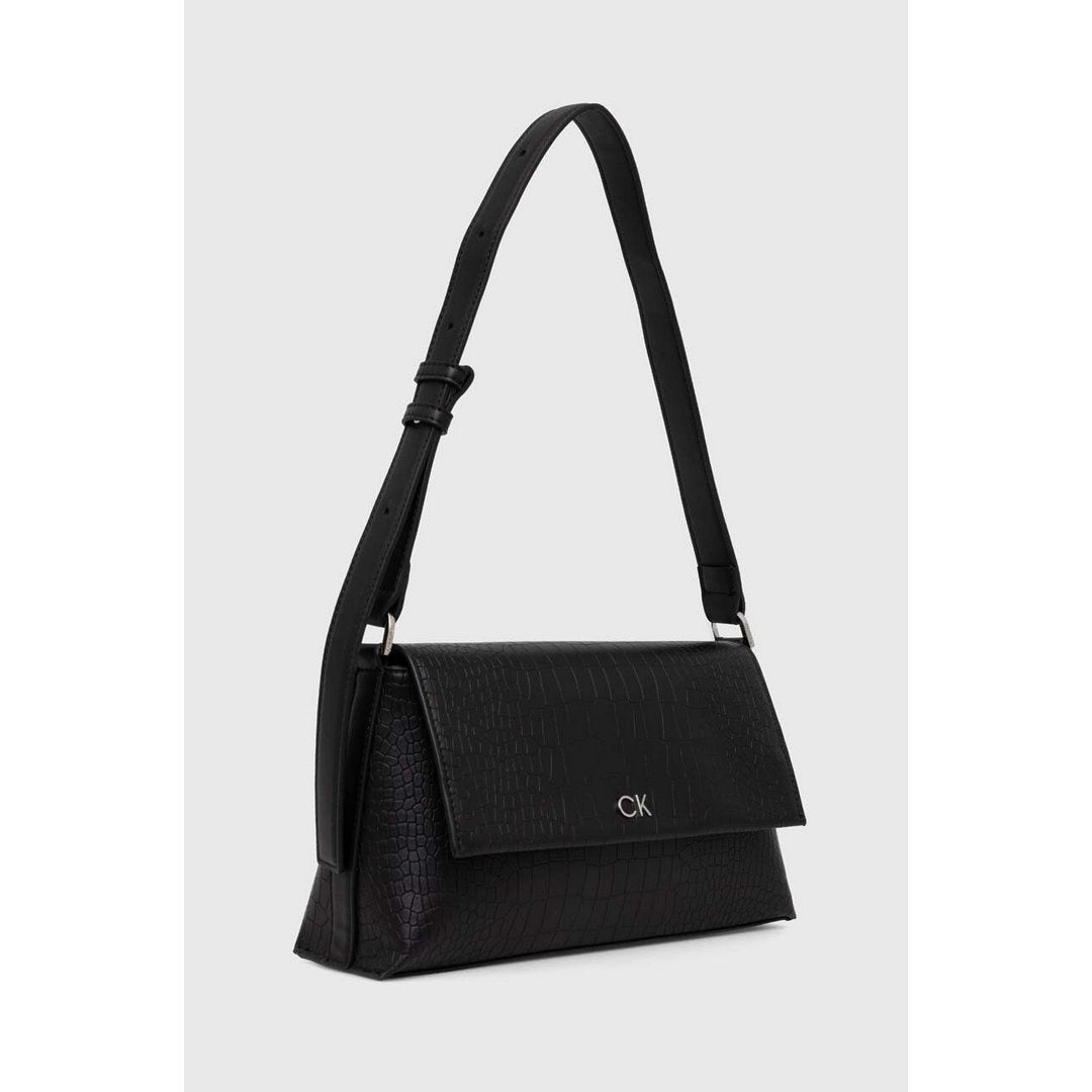 Ck Daily Shoulder Bag_Croco Ck Black Croco / OS