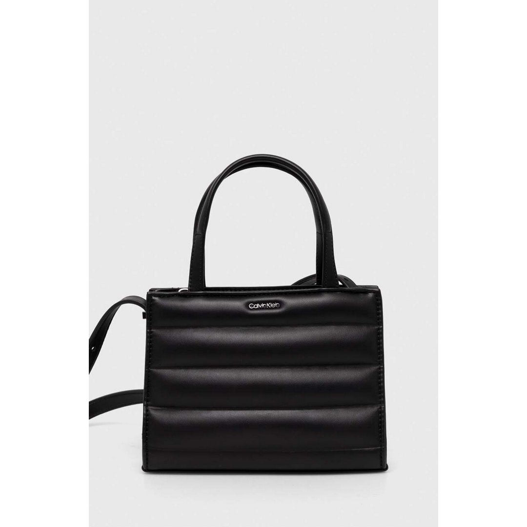 Line Quilt Mini Tote Ck Black / OS