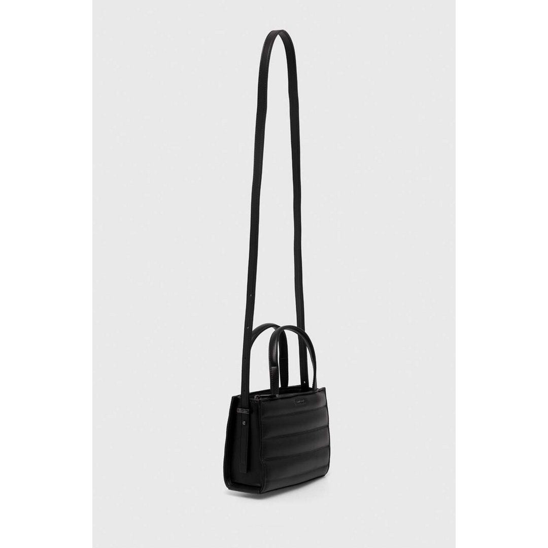 Line Quilt Mini Tote Ck Black / OS