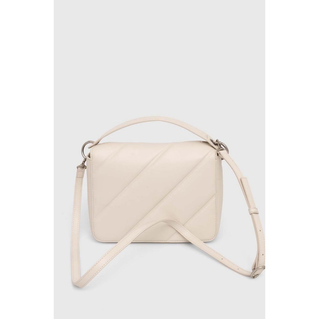 Quilted Boxy Flap Crossbody24 Eggshell / OS