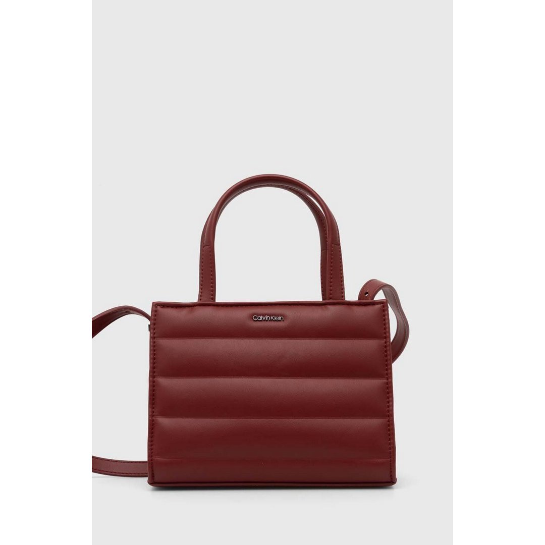 Line Quilt Mini Tote Biking Red / OS