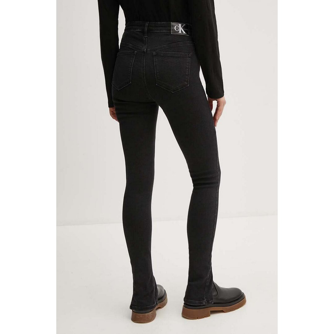 High Rise Super Skinny Denim Black / 3027