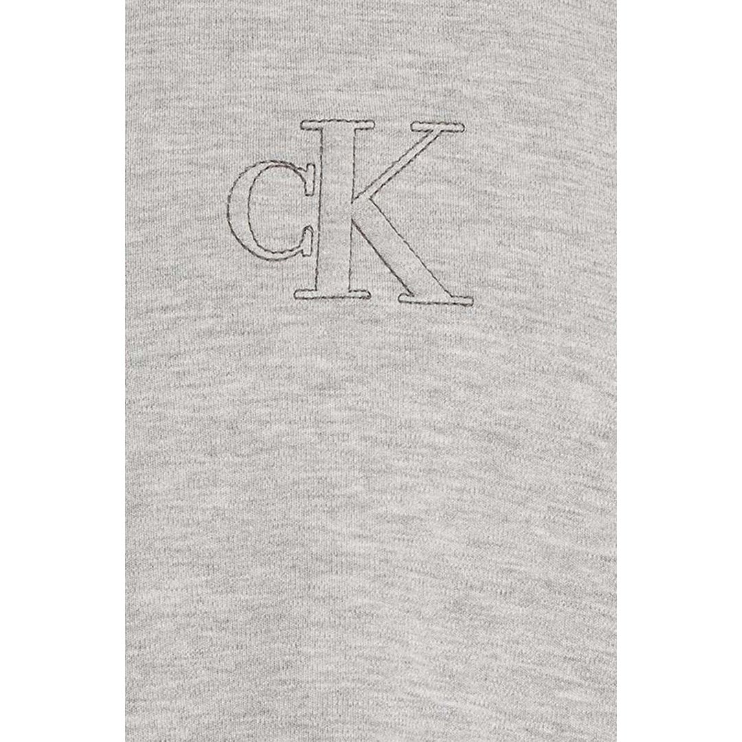 Stitch Monogram Ss Top Light Grey Heather / 10