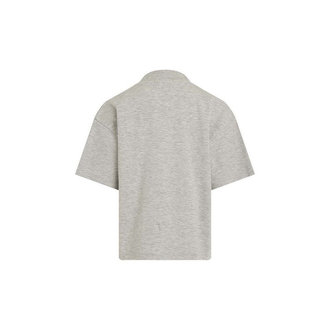 Stitch Monogram Ss Top Light Grey Heather / 10