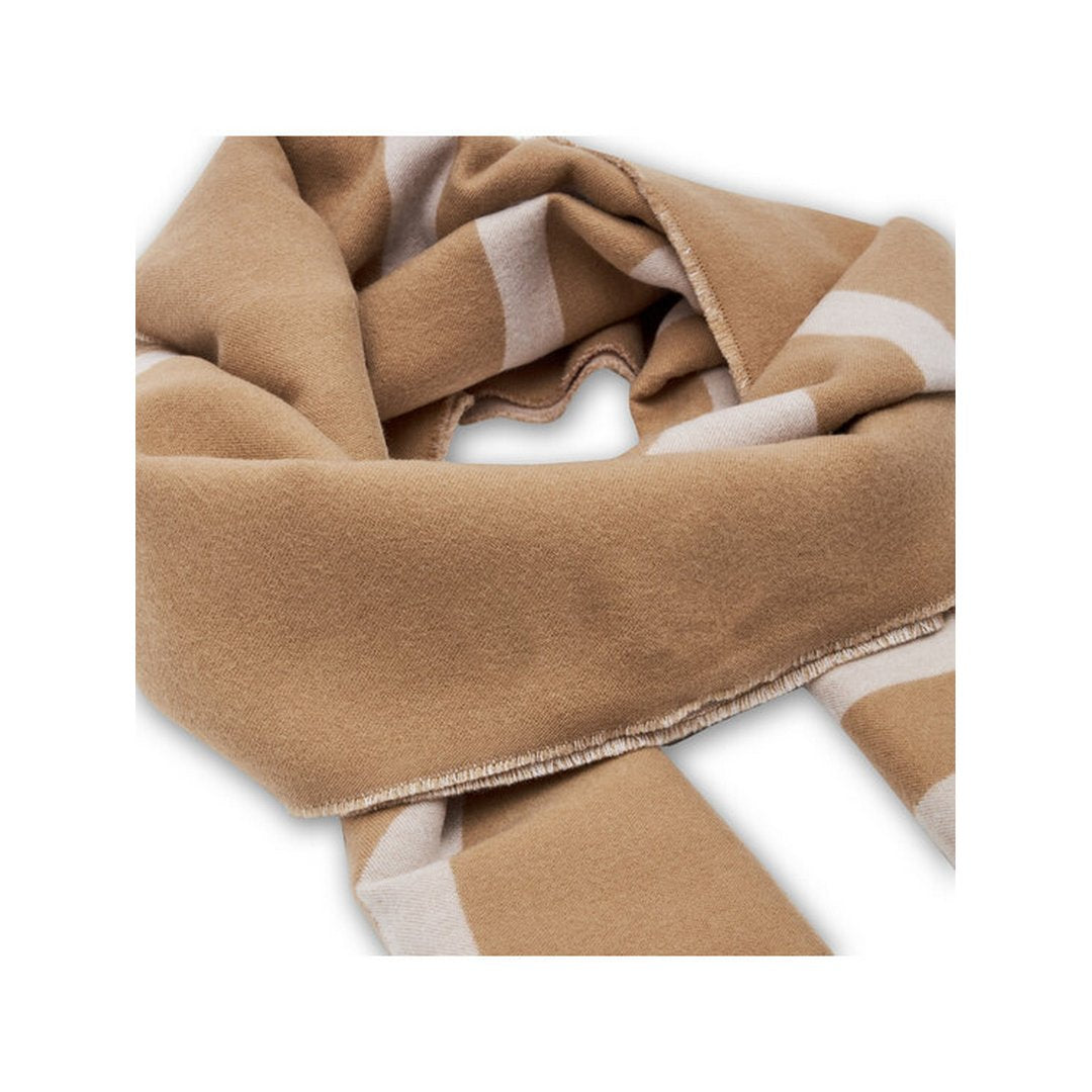 Fringes 2-Tones Wool Blend Scarf Chanterelle / OS