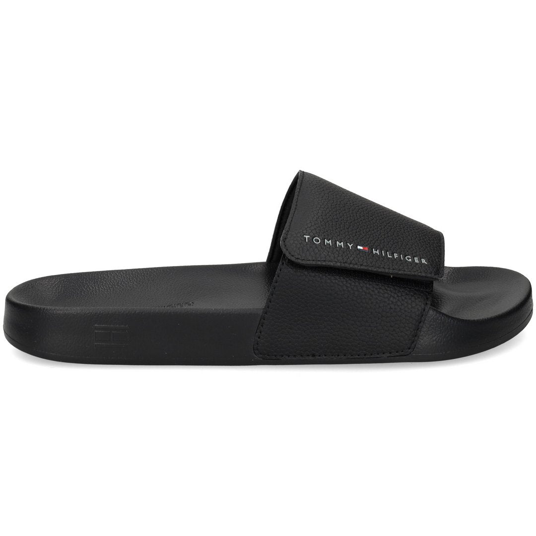 Strappy Hilfiger Pool Slide Black / 42