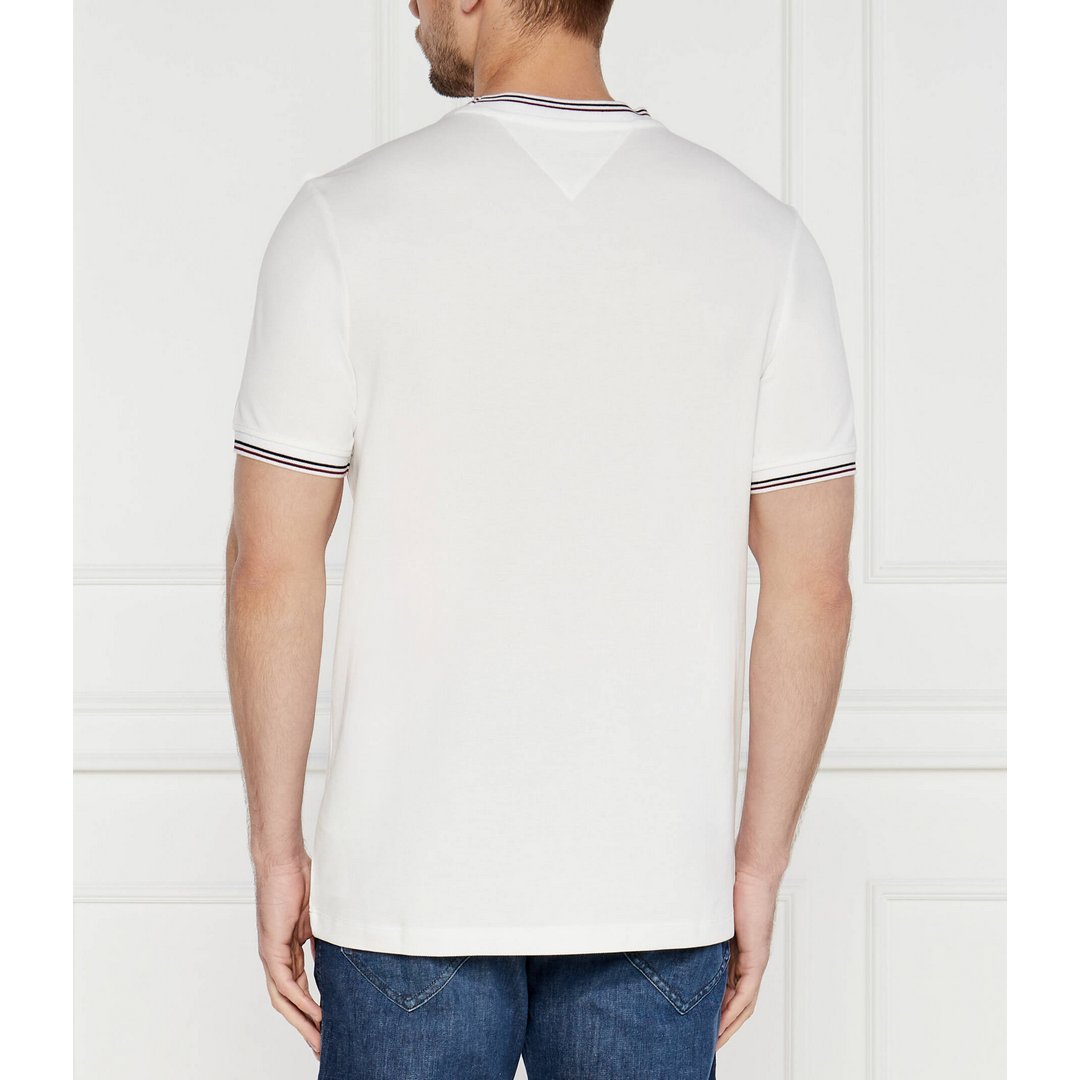 Rwb Tipped Collar Tee White / L