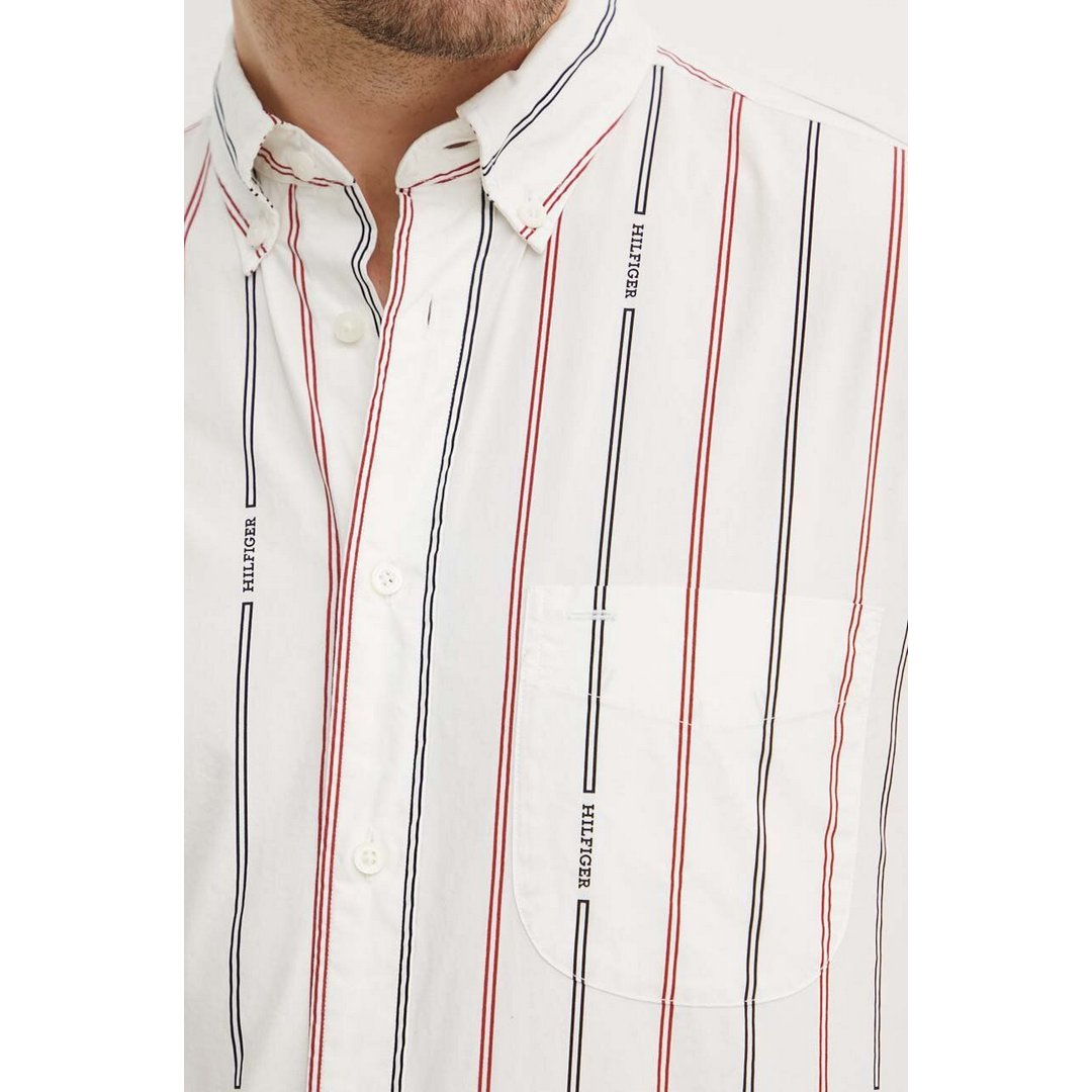 Hilfiger Double Stp Rf Shirt Ancient White / Multi / L