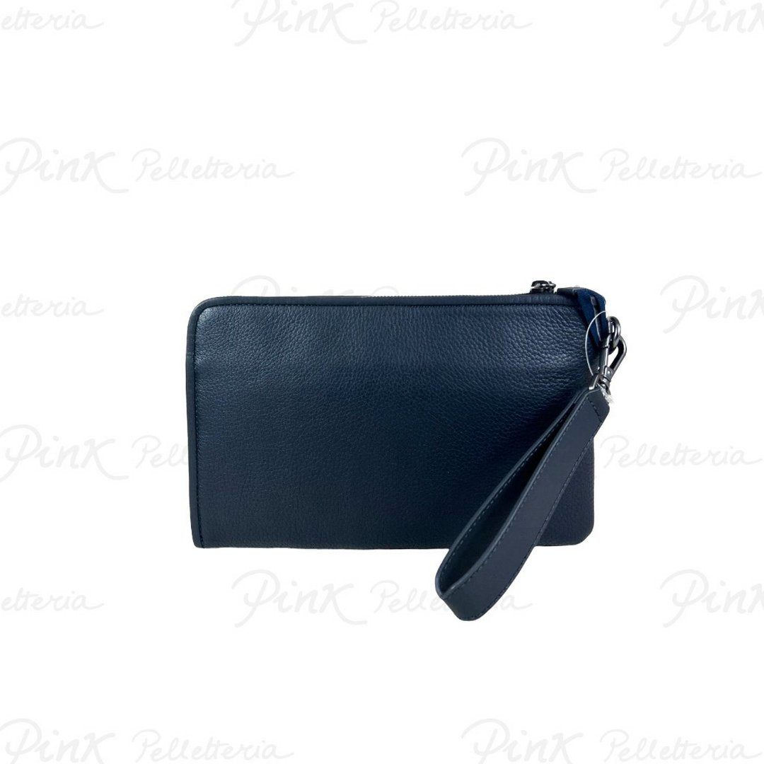 Th Casual Leather Pouch Space Blue / OS