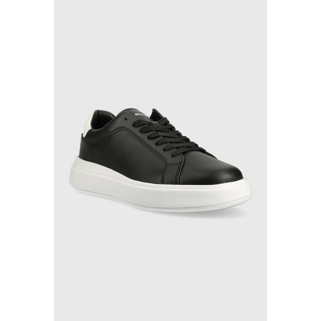 Low Top Lace Up Lth Black/White / 42