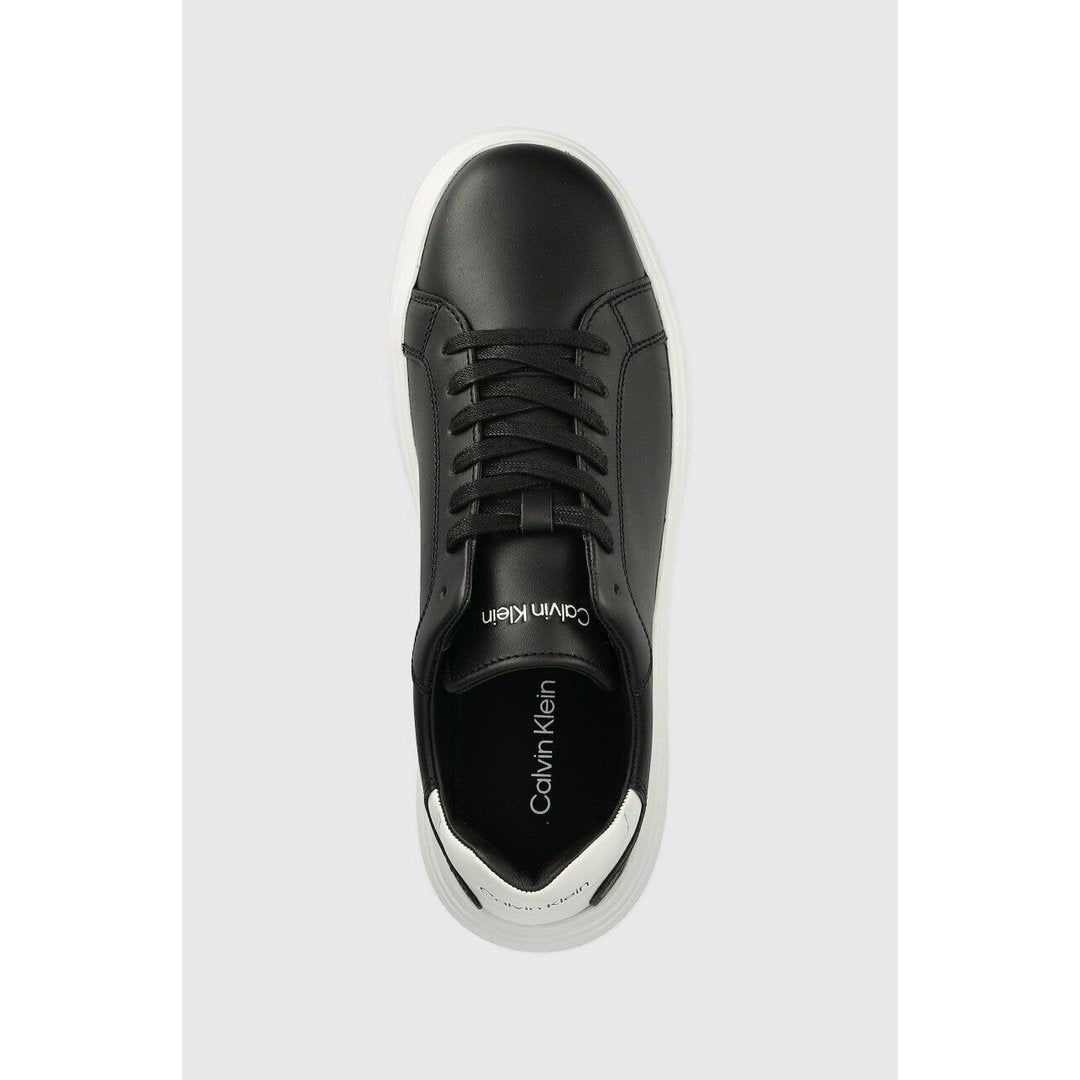 Low Top Lace Up Lth Black/White / 43