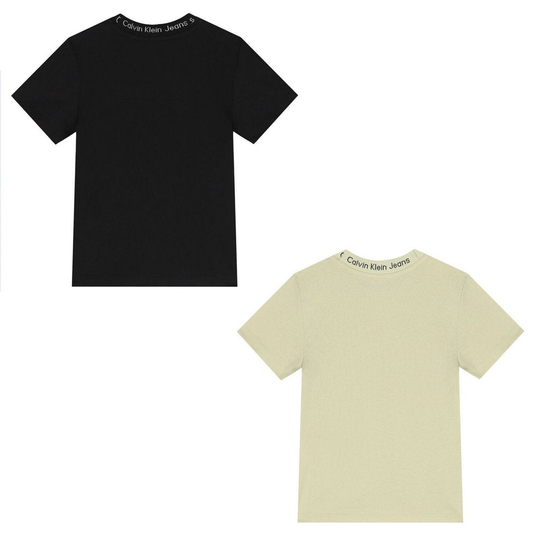 Intarsia 2-Pack Ss T/ 0H8/ 10 Olive Mix / 10