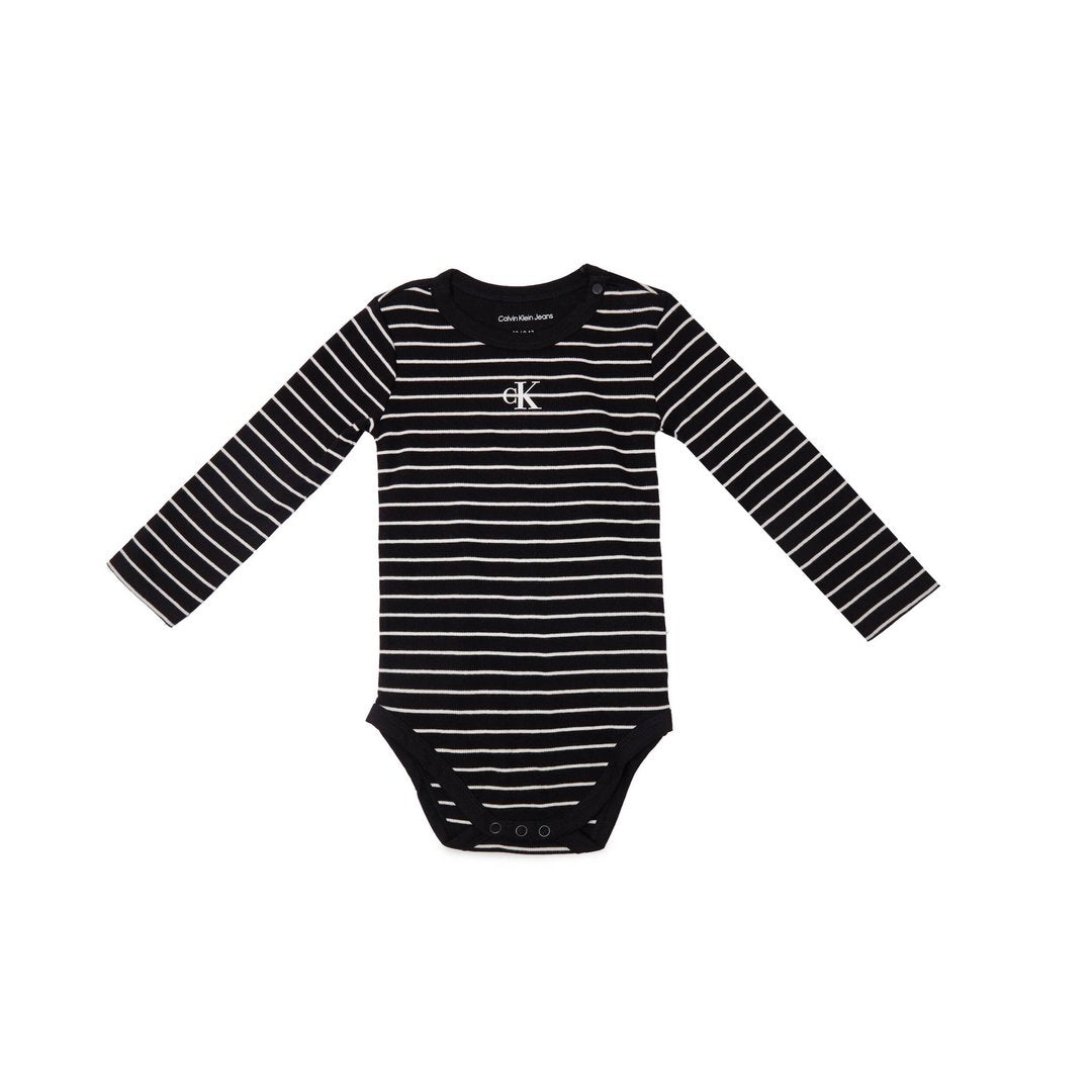 Rib Stripe Ls Body S/ 0Gn/ 80 Black Mono / 56