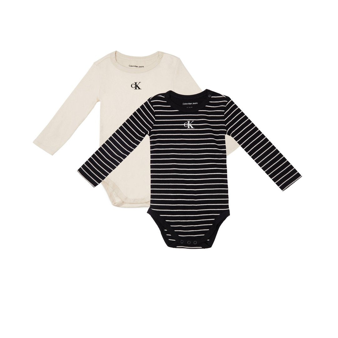 Rib Stripe Ls Body S/ 0Gn/ 80 Black Mono / 62