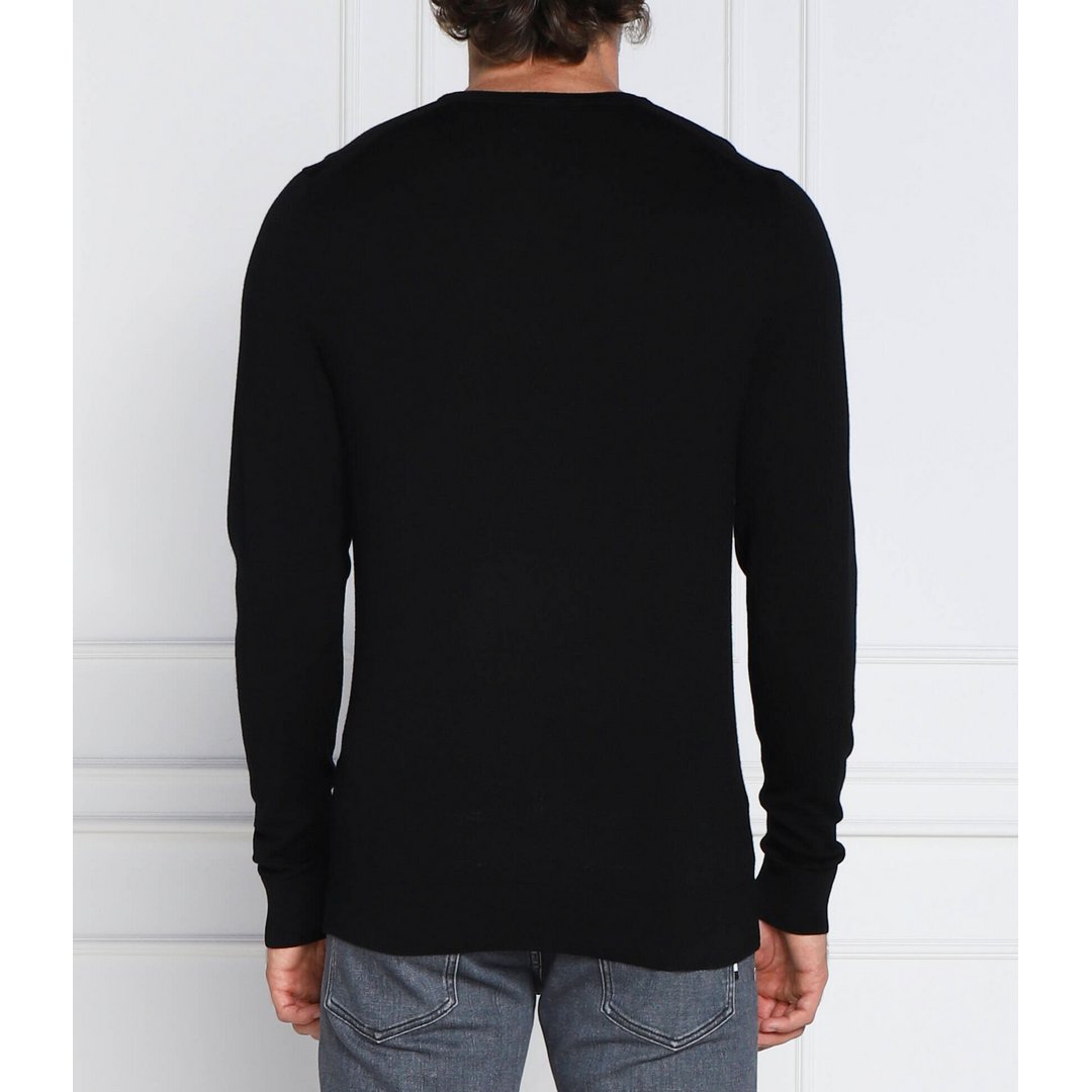 Merino Crew Neck Swe/ Yah/ Xl Ck Black / S