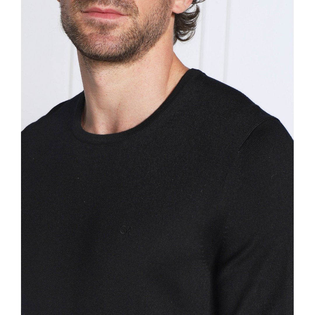 Merino Crew Neck Swe/ Yah/ Xl Ck Black / M