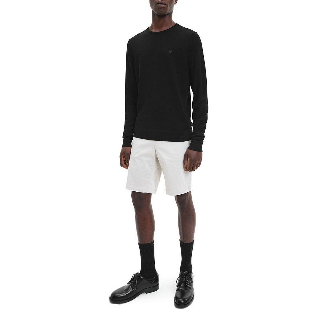 Merino Crew Neck Swe/ Yah/ Xl Ck Black / L