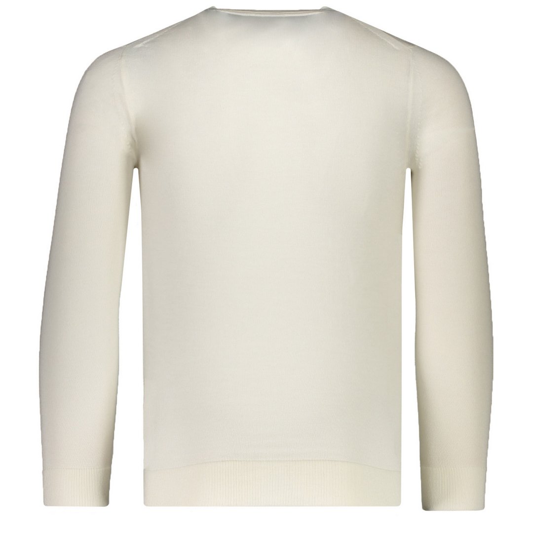 Merino Crew Neck Swe/ Yah/ Xl Egret / M