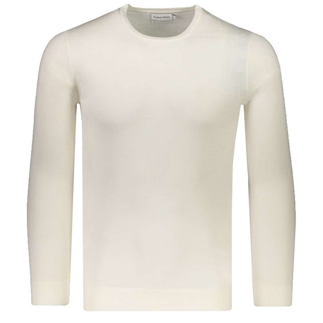 Merino Crew Neck Swe/ Yah/ Xl Egret / L