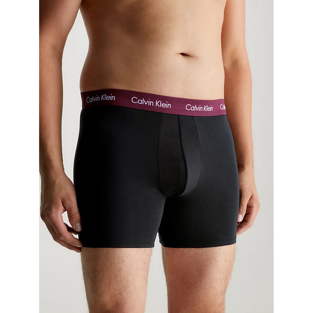 Boxer Brief 3Pk B- BLACK/ TAWNY PORT/ PORPOISE WBS / M