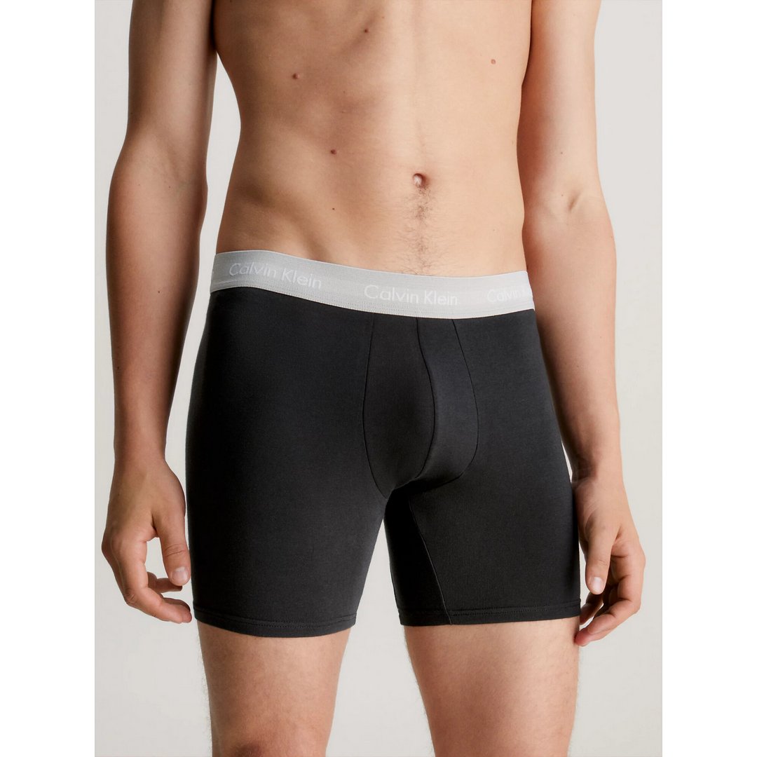 Boxer Brief 3Pk B- BLACK/ TAWNY PORT/ PORPOISE WBS / M