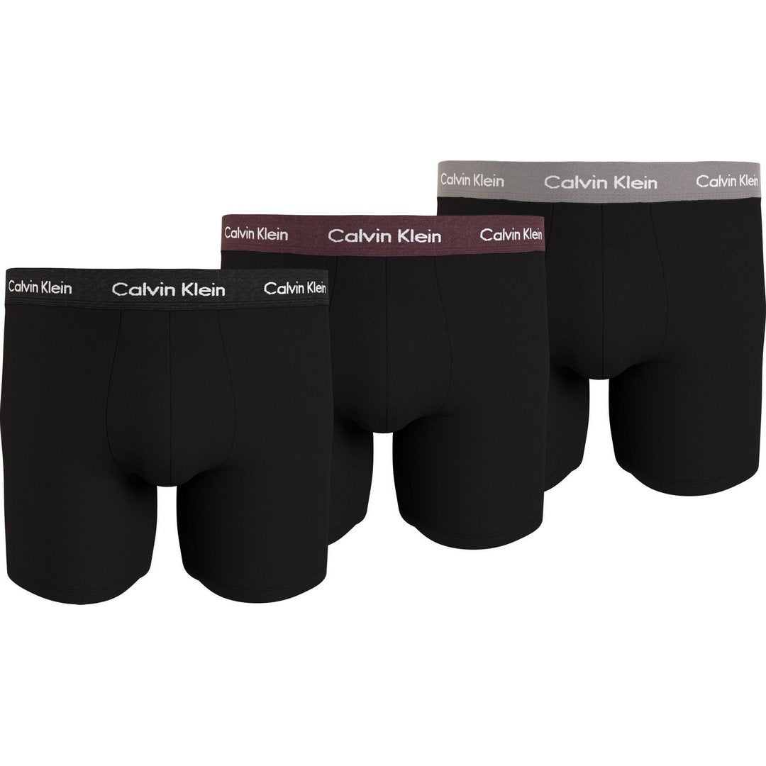 Boxer Brief 3Pk B- BLACK/ TAWNY PORT/ PORPOISE WBS / L