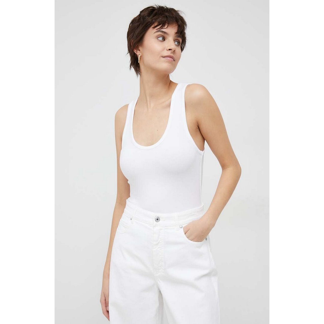 Modal Rib Tank/ Yaf/ L Bright White / S