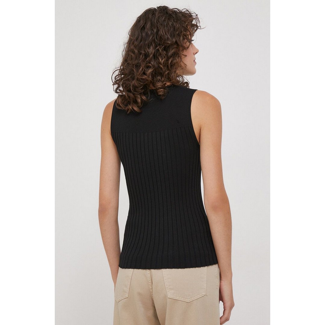 Iconic Rib Tank/ Beh/ L Ck Black / M