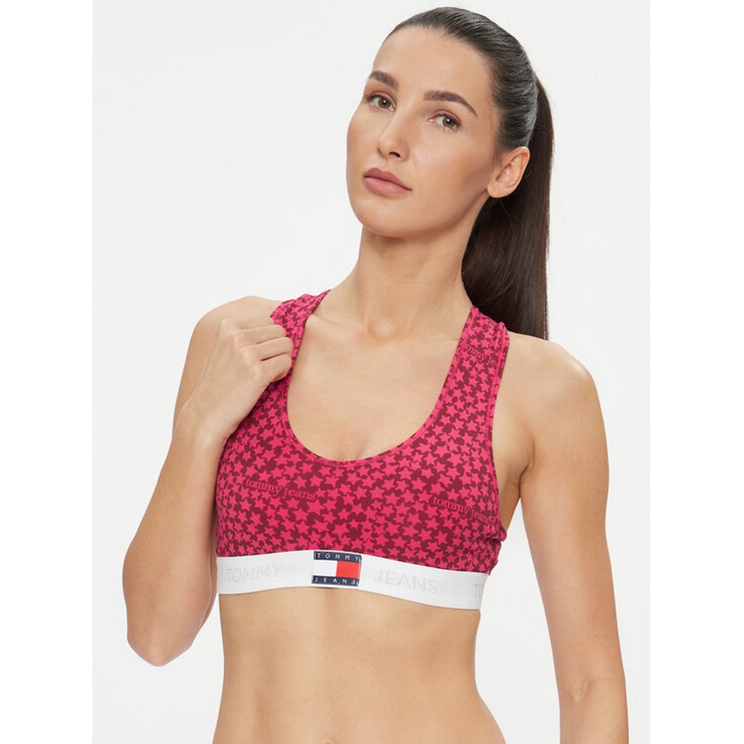 Bralette Ctn Print/ 0Jx/ Xl Pink Crystal / SM